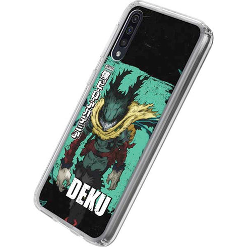 My Hero Academia Dark Deku Season 6 Galaxy A50 Clear Case